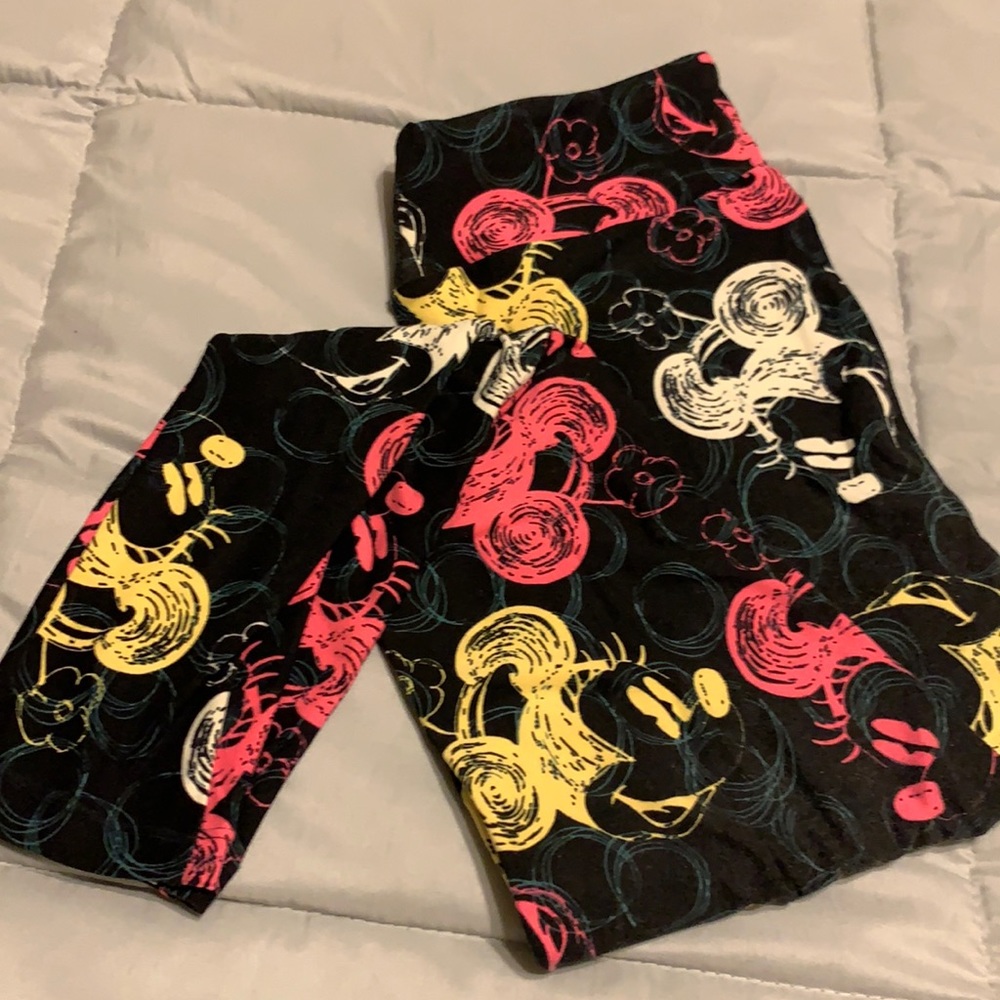 LuLaRoe Minnie Mouse Leggings OS